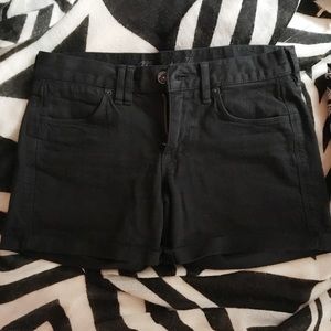 NWOT Madewell black jean shorts